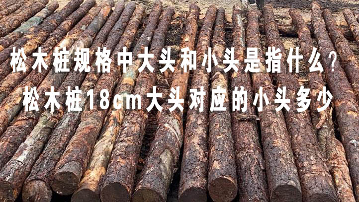 松木樁規(guī)格中大頭和小頭是指什么？松木樁18cm大頭對應的小頭多少