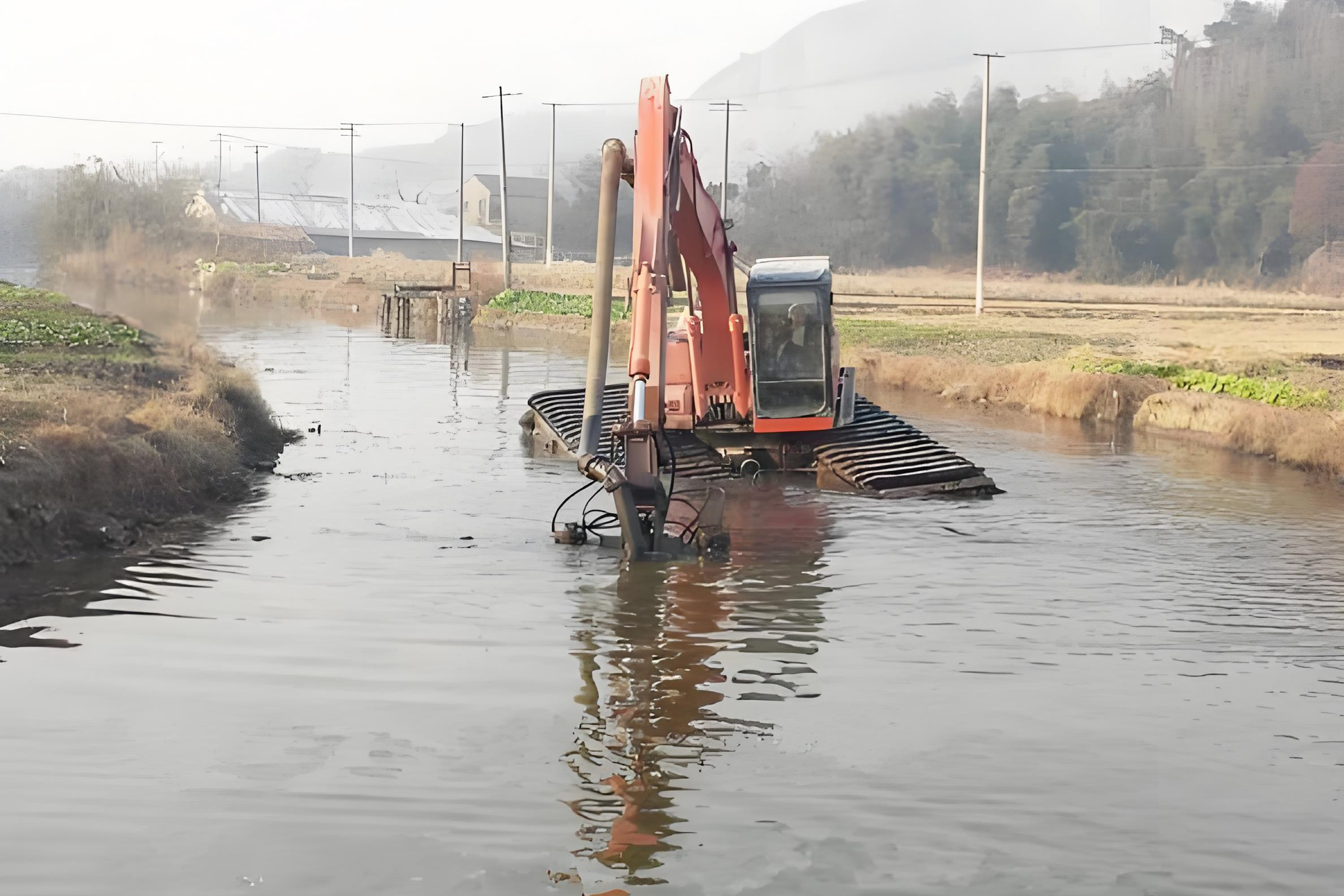 重慶渝中水上挖機清淤隊 - 魚塘清淤的成本大概是多少？