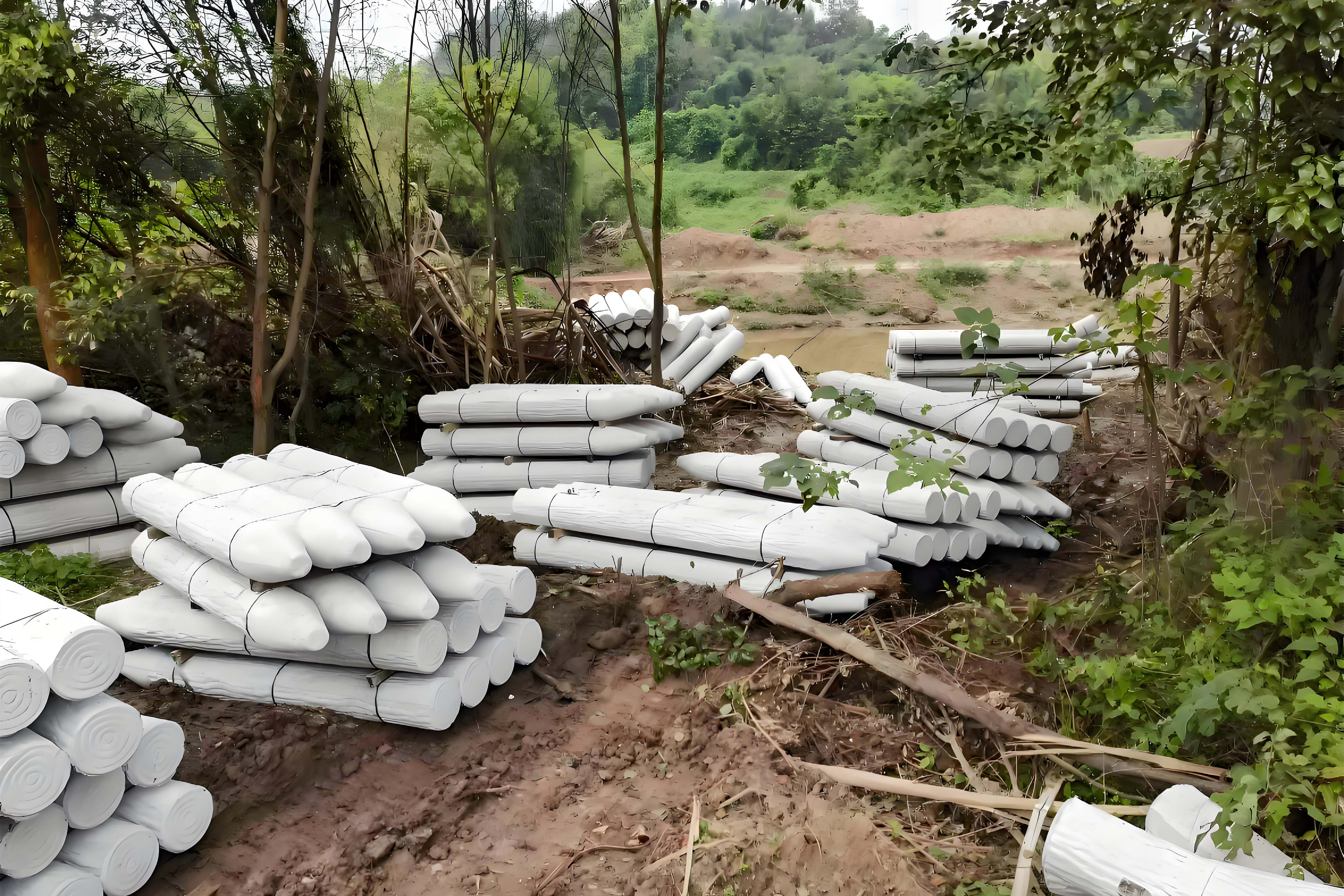 水泥樁批發(fā)廠家泓樺錦嘉-仿木樁施工后出現(xiàn)松動該怎么加固？