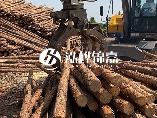 松木樁廠家泓樺錦嘉-打松木樁時遇到堅硬土層怎么解決？